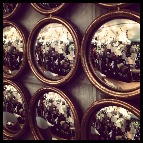 Paint House Northcote Rd Convex Vintage Mirrors