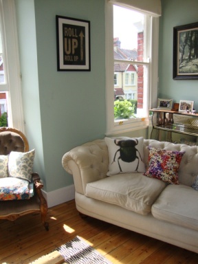 Our Eclectic Boho Art Deco Living Room, Entomology