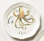 Anthropologie Octopus Canopy plate