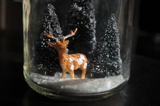Deer-in-Snow