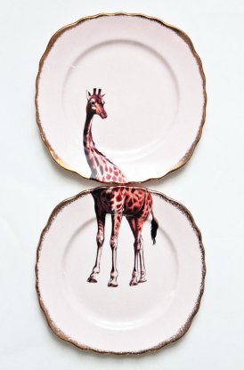 Giraffe Plate Yvonne Ellen